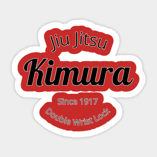 BJJ Kimura Submission Brazilian Jiu Jitsu MMA Sticker